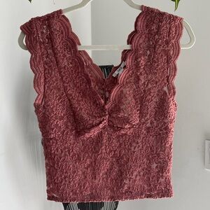 Lace tank